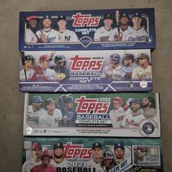 Topps MLB Complete Sets 2021-2024