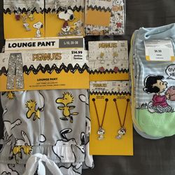 Peanuts Snoopy Bundle New With Tags