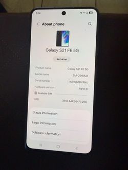 Samsung galaxy 21
