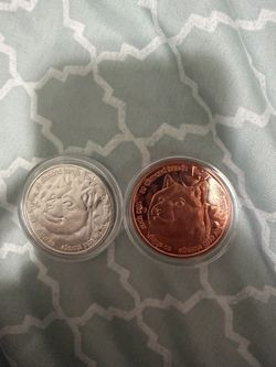 Doge silver & copper rounds