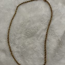 Fine Gold plated Rope chain
