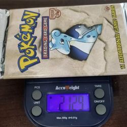 Pokemon Factory Sealed 1999 1ST EDITION FOSSIL Pack -LAPRAS -HEAVY -21.29 