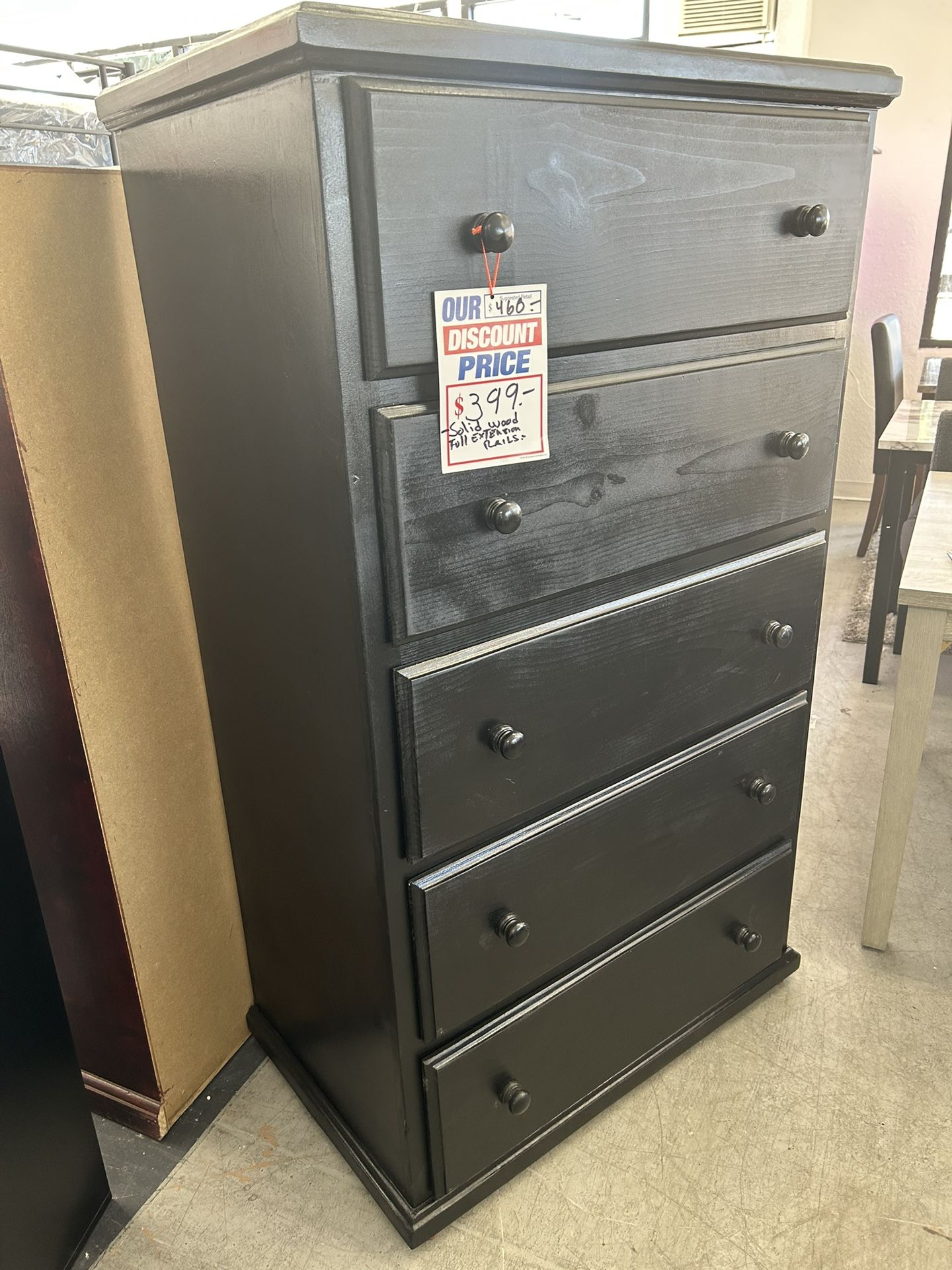 Solid Wood Dresser Available In Different Colors
