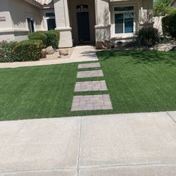 Artificial Grass,irrigation ,pavers 