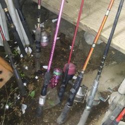 Zebco Closed Face Reels $20 Each Poles $15 Each