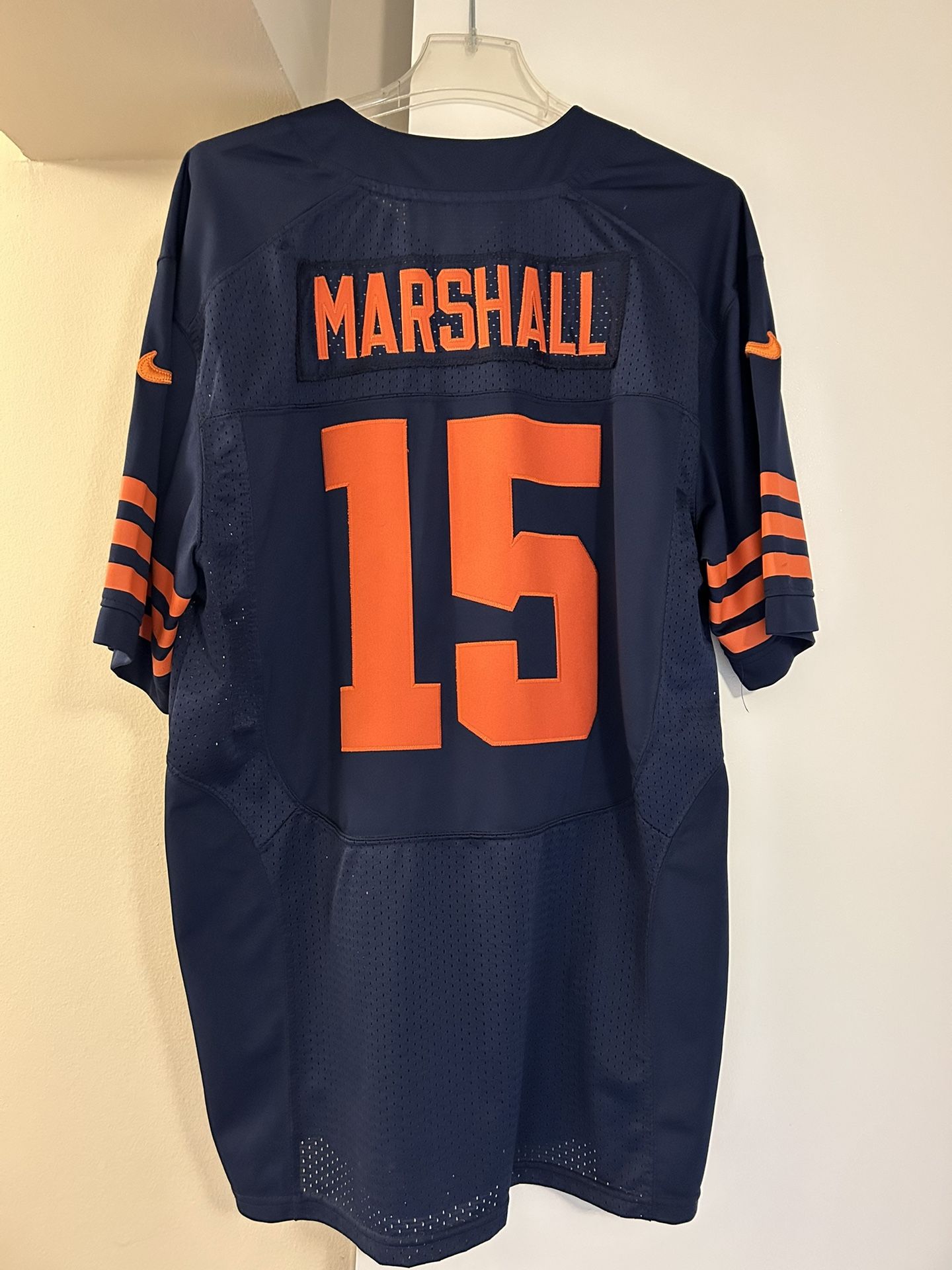 Brandon Marshall Chicago Bears Jersey Adult 48 White Nike ON