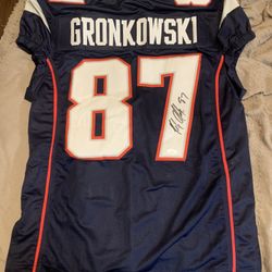 Authentic Signed Rob Gronkowski Patriots Jersey 