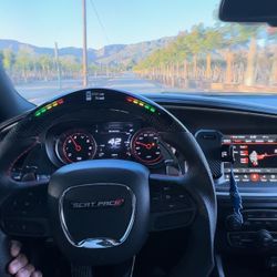 LED Dodge Charger Steering Wheel