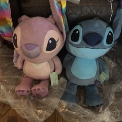 New!!! Disney Stitch And Angle Jumbo Size