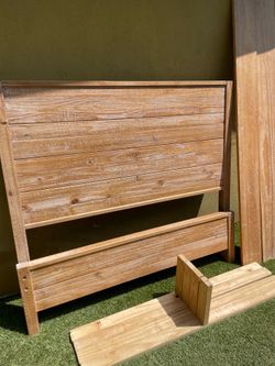 Full size bed frame - wood