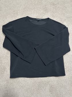Banana Republic Black Long Sleeve Top