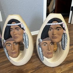 Ceramic Indian Vases 