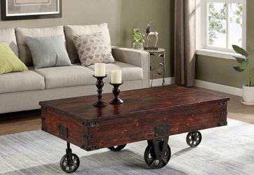 📦 Brand New in Box: FirsTime & Co. Factory Cart Coffee Table