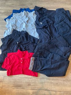 BOYS CLOTHING - UNIFORM TOPS & BOTTOMS