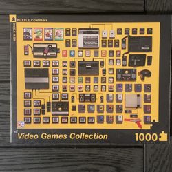 New York Puzzle Company Video Games Collection 1000 pc 2018 Factory Sealed New