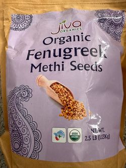 Free if buy something! Jiva Organics Bulk Organic Fenugreek (Methi) Seeds. For someone who know how to use it.