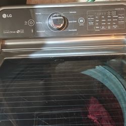 LG High Capacity Top Load Washer And Gas Dryer 