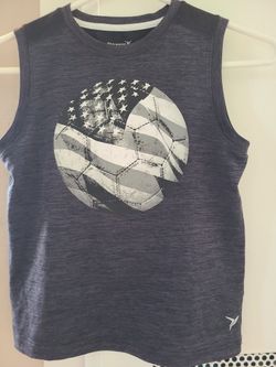 Old Navy kids American Soccer Tank Top