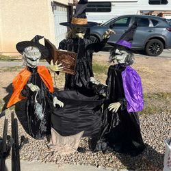 Halloween Witches Lights And Sound Effects