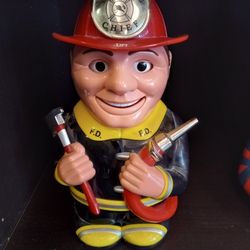 Talking "Fire 🔥 Man" CHIEF Cookie Jar (Only $60)