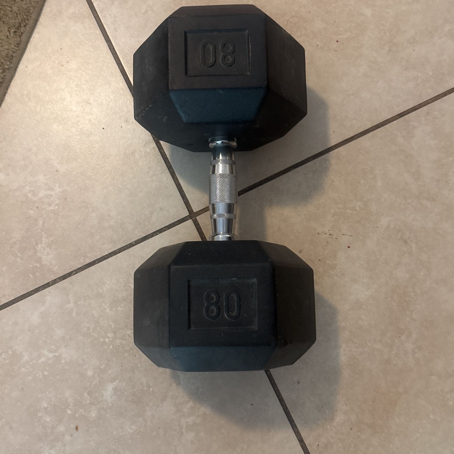 Workout Dumbbell 80lb PAIR