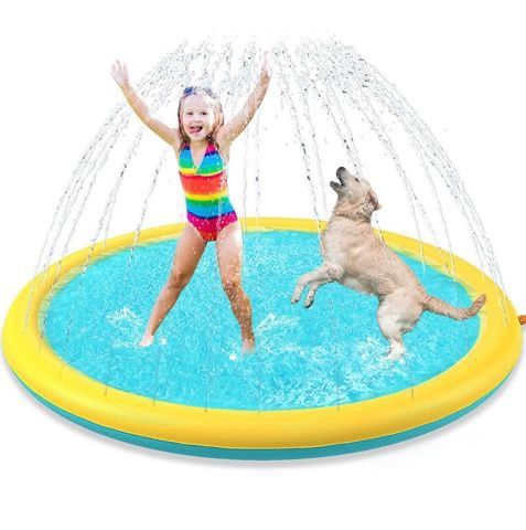 BRAND NEW 59” Non Slip Kids Dog Sprinkler Pad