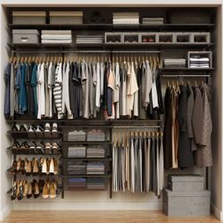 ELFA hardware for closets - from The Container Store