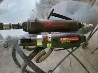 IR 1/4 drive ratchet and 1/4 die grinder