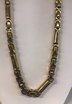 Stainless Steel Chain in Gold Tone 31.5”