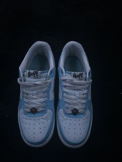 Blue Bape shoes