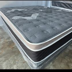 Queen Size Oasis Thermal Comfort Europillowtop Mattress And Boxspring 