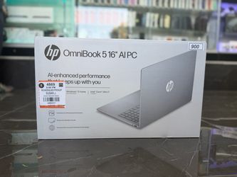 HP OmniBook 5 16” AI PC ((Take It Home In Payments/ llévatelo a casa en pagos)only $10 down