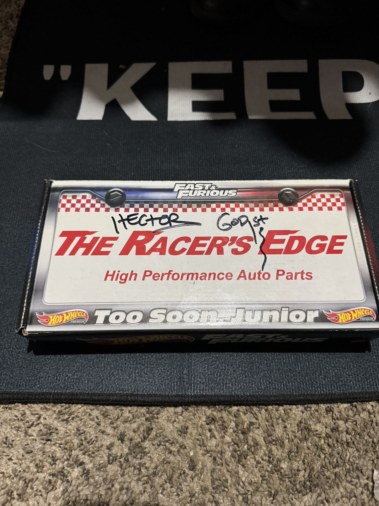 The Racers Edge Hot Wheels Signed