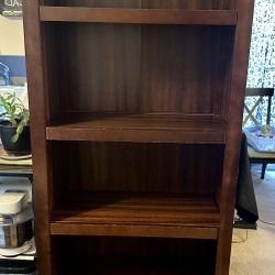 Tall Brown Bookshelf