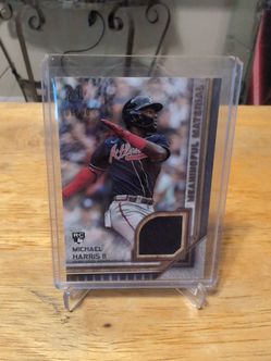 Michael Harris ll Rookie Relic card.