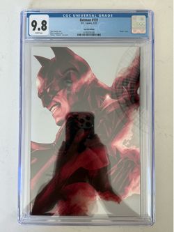 Batman 131 (2023), Stanley Artgerm Lau Foil 1:50 Variant Cover, CGC Graded 9.8