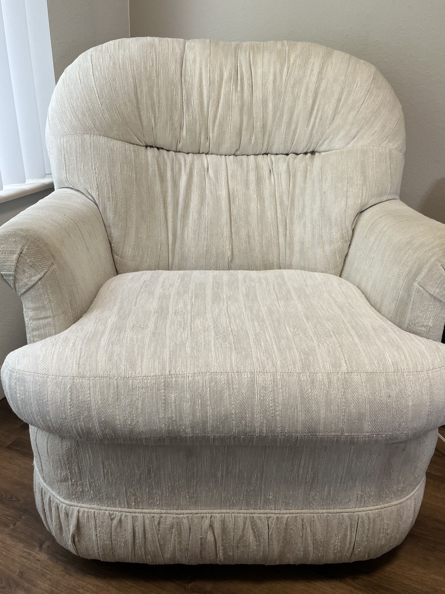 Comfy Upholstered Armchair For $20