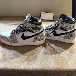 Jordan 1 Retro High OG White Cement