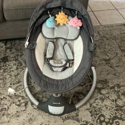 Electric and  Battery baby swing