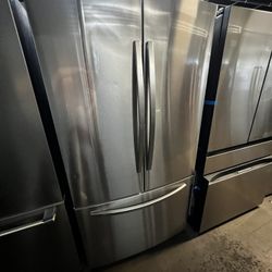 NEW OPEN BOX SAMSUNG FRENCH STYLE REFRIGERATOR 