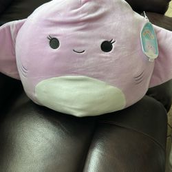 Squishmallow 16" AZIZA STINGRAY PURPLE plush