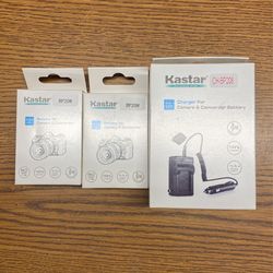 Kastar BP208 Batteries And Charger. 