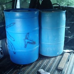 Poly Plastic Barrels(Each) 55 Gallon Drums
