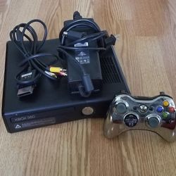 Xbox 360 Console With Cords And Controller