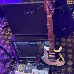 Vola 7 Strings Made In Japan Vintage White SS Frets