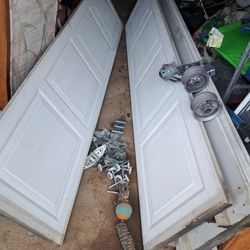 Used Garsge Door With New Hardware 