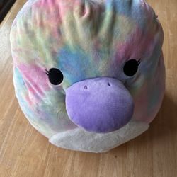 Rainbow Original Squishmallow Platypus Brindal 