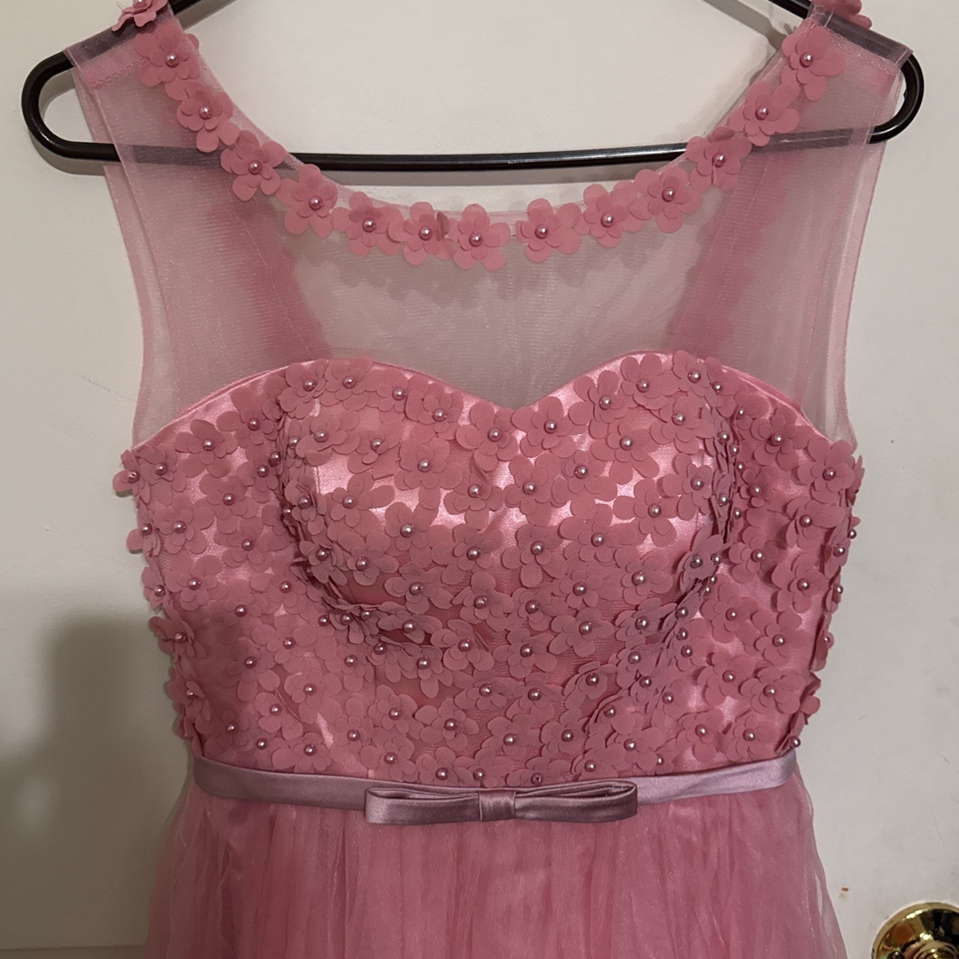 Peach Pink Gown