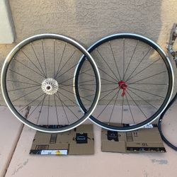 PASAK Set Of Wheels W/ 9 Speeds Cassette 