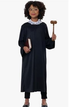 California Costumes Child Judge's Robe size small/ medium (6-10) 🛑missing gavel🛑